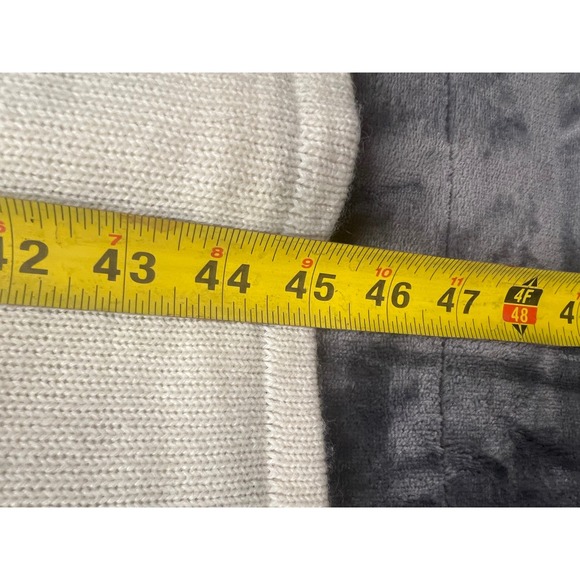 Sara Morgan Sweater Dress Womens Medium Cream Cable Knit Long Sleeve G21 Ivory - Picture 5 of 8